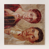 Fresko des Baker Terrentius Neo und seine Ehefrau Puzzle (Horizontal)