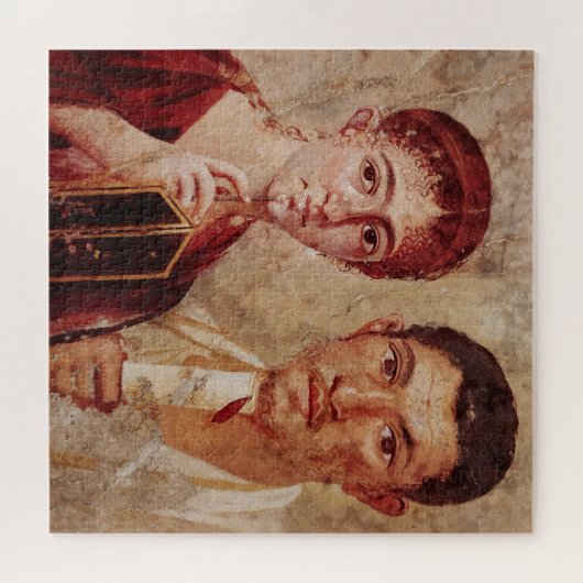 Fresko des Baker Terrentius Neo und seine Ehefrau Puzzle (Horizontal)