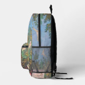 Fresko einer Gartenlandschaft, Pompeji Bedruckter Rucksack (Rechts)