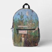 Fresko einer Gartenlandschaft, Pompeji Bedruckter Rucksack (Vorderseite)