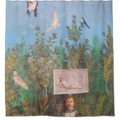 Fresko einer Gartenlandschaft, Pompeji Duschvorhang (Vorderseite)