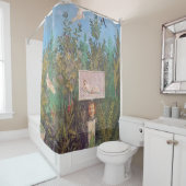 Fresko einer Gartenlandschaft, Pompeji Duschvorhang (Beispiel)