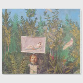 Fresko einer Gartenlandschaft, Pompeji Geschenkpapier (Flach)