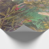 Fresko einer Gartenlandschaft, Pompeji Geschenkpapier (Ecke)