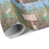 Fresko einer Gartenlandschaft, Pompeji Geschenkpapier (Rolleneckpunkt)