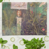 Fresko einer Gartenlandschaft, Pompeji Geschirrtuch (Gefaltet)