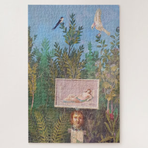Fresko einer Gartenszene, Pompeji Puzzle