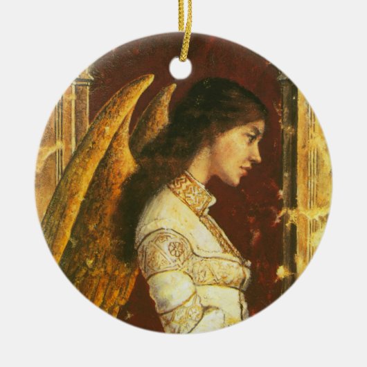 Fresko-Engels-Verzierung Keramik Ornament (Vorne)