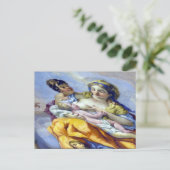 Fresko gefüttert postkarte (Stehend Vorderseite)