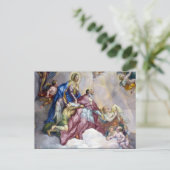 Fresko Priester Postkarte (Stehend Vorderseite)