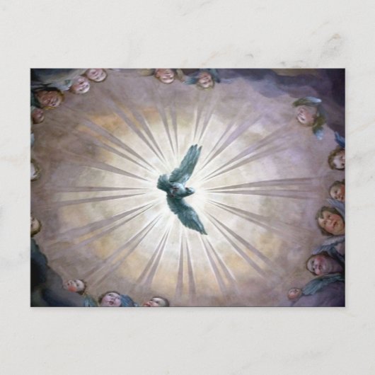 Fresko Taubenansicht Postkarte (Vorderseite)