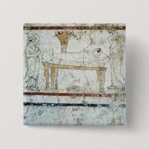 Fresko vom Grab von Gaudio, c.480 BC Button