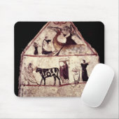 Fresko vom Grab von Gaudio, c.480 BC Mousepad (Mit Mouse)