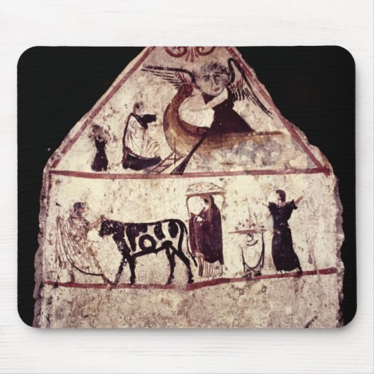 Fresko vom Grab von Gaudio, c.480 BC Mousepad (Vorne)