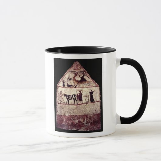 Fresko vom Grab von Gaudio, c.480 BC Tasse (Rechts)