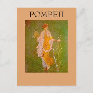 Fresko von Flora in der Villa von Ariadne, Pompeji Postkarte