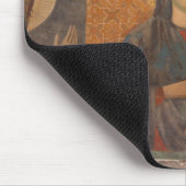 Fresko von Madonna und Kind Mousepad (Ecke)