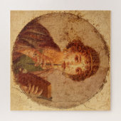 Fresko von Sappho in Pompeji Puzzle (Horizontal)