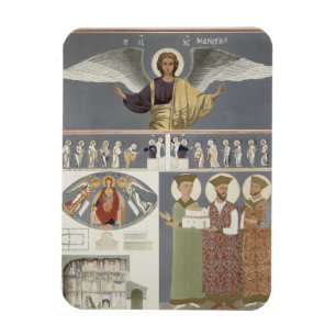 Freskos von der orthodoxen Kirche von Nekrssi nahe Magnet