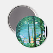 Fresnel Lens (Light) im St Michaels Lighthouse Magnet (Vorderseite/Rückseite)