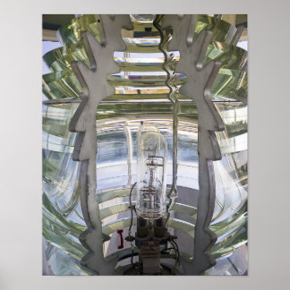 Fresnel Lens - Pemaquid Point Lighthouse Print Poster