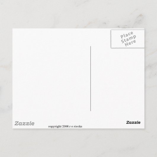 Fresnel Lighthouse Lens Postcard Postkarte (Rückseite)