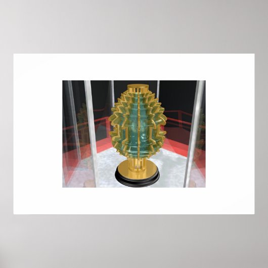 Fresnel Lighthouse Lens Poster (Vorne)