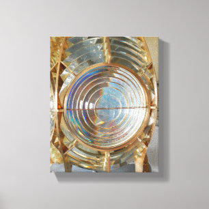 Fresnel-Linse, Anacapa Leuchtturm, Kanal-Inseln Leinwanddruck
