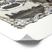 Fresno, CA Panorama Karte - 1901 Poster (Ecke)