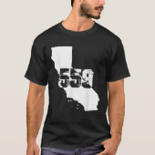 Fresno California 559 Area Code T Shirt (Vorderseite)