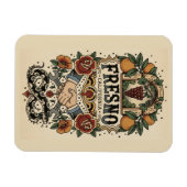 Fresno California Central Valley Magnet (Horizontal)