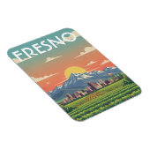 Fresno California Central Valley Magnet (Rechte Seite)