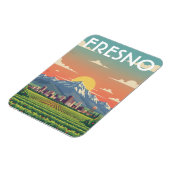 Fresno California Central Valley Magnet (Linke Seite)