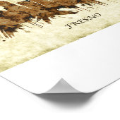 Fresno California City Poster (Ecke)