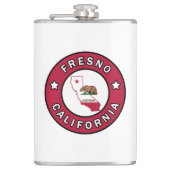 Fresno California Flachmann (Vorderseite)