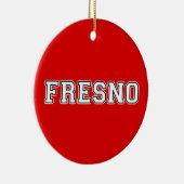 Fresno California Keramik Ornament (Rechts)