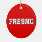 Fresno California Keramik Ornament (Links)