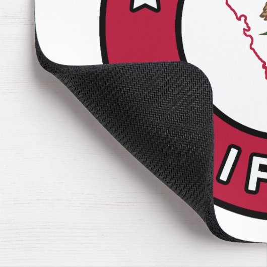 Fresno California Mousepad (Ecke)