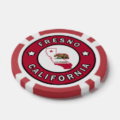 Fresno California Pokerchips (Einzeln)