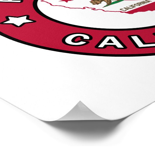 Fresno California Poster (Ecke)