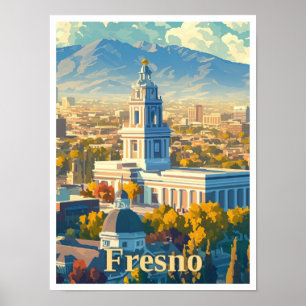 Fresno California Poster