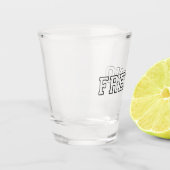 Fresno California Schnapsglas (Links)