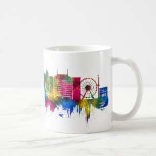 Fresno California Skyline Kaffeetasse
