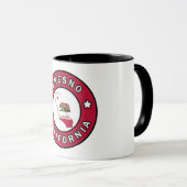 Fresno California Tasse (VorderseiteRechts)