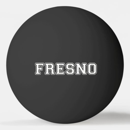 Fresno California Tischtennisball (Vorderseite)