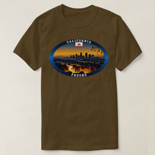 Fresno California Travel TShirt (Design vorne)