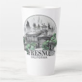 Fresno City California USA Milchtasse (Vorderseite)