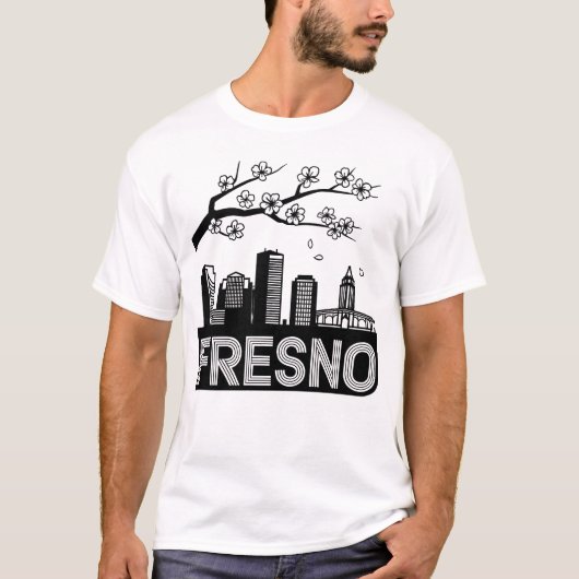 Fresno City California USA T-Shirt (Vorderseite)