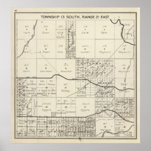 Fresno County, California 4 Poster