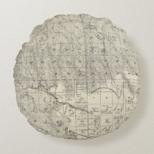 Fresno County, Kalifornien 17 Rundes Kissen